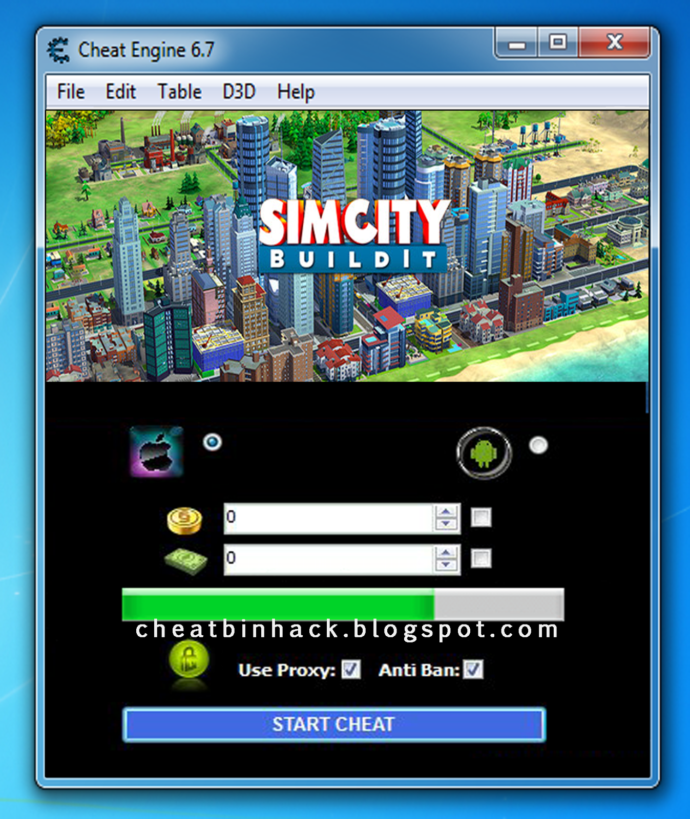 simcity buildit cheat code